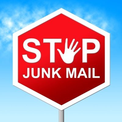 Stop Junk Mail Sign